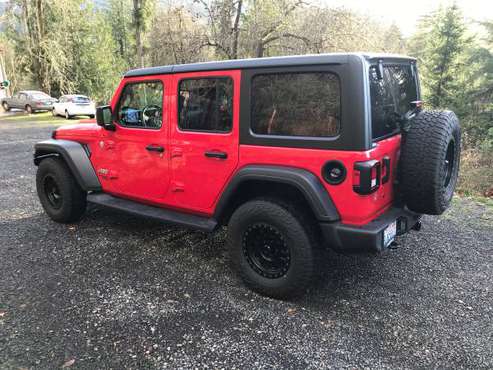 2018 Jeep Wrangler JL Unlimited Sport-S LOW MILES 8300mi ONE OWNER -... for sale in Kelso, OR