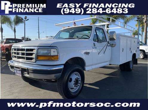 R. 1996 Ford F350 SD Regular Cab & Chassis DIESEL 7.3L DUALLY 1 OWNER for sale in Stanton, CA