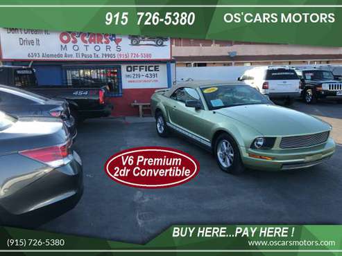 2006 FORD MUSTANG CONVERTIBLE for sale in El Paso, TX