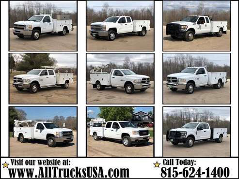 1/2 - 1 Ton Service Utility Trucks & Ford Chevy Dodge GMC WORK TRUCK for sale in north MS, MS