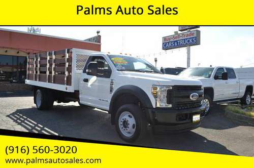 2018 Ford F-450 Super cab 4x4 Stake Bed 2dr Diesel 36K MILES for sale in Citrus Heights, CA