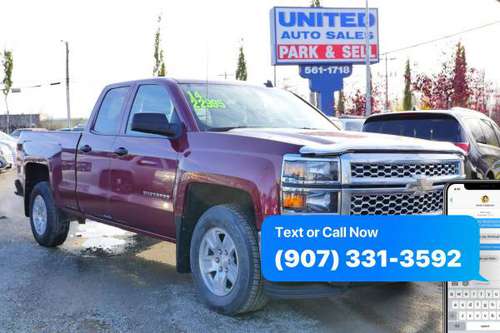 2014 Chevrolet Chevy Silverado 1500 LT 4x4 4dr Double Cab 6 5 ft SB for sale in Anchorage, AK