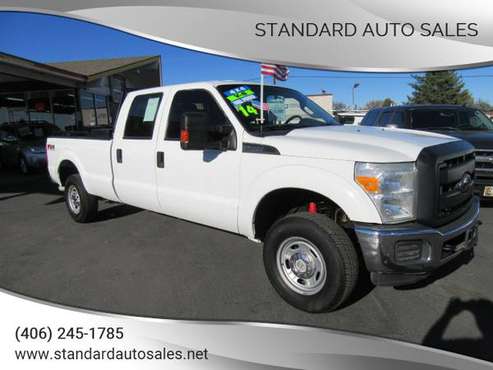 2014 Ford F-250 4X4 Crew Cab Long Box 6.2L Gas!!! - cars & trucks -... for sale in Billings, SD
