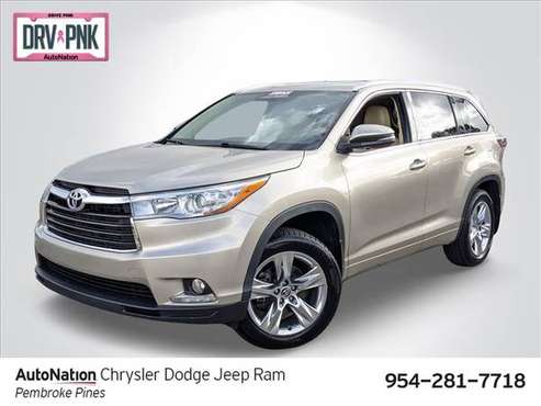 2016 Toyota Highlander Limited AWD All Wheel Drive SKU:GS292487 -... for sale in Pembroke Pines, FL