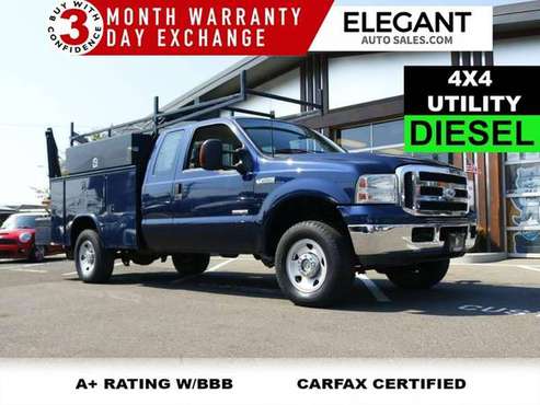 2006 Ford Super Duty F-250 MANUAL DIESEL UTILITY BED 4X4 LOCAL TRUCK P for sale in Beaverton, OR