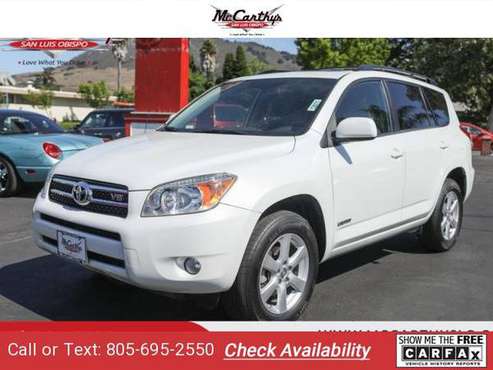2008 Toyota RAV4 Ltd suv Blizzard Pearl for sale in San Luis Obispo, CA