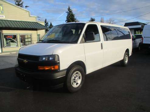 2019 Chevrolet Express 3500 V-6 Passenger Extended Van Wagon Low... for sale in Seattle, WA