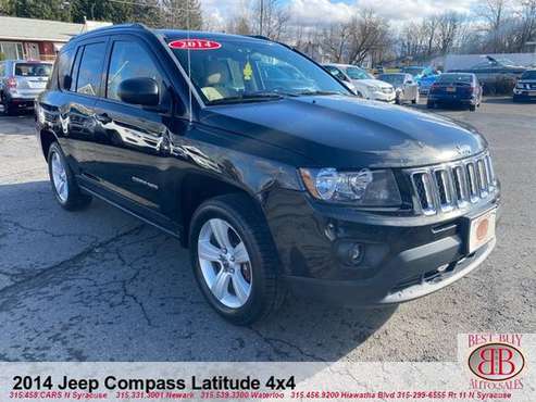 2014 JEEP COMPASS LATITUDE 4X4! EASY CREDIT APPROVAL! FINANCING!... for sale in N SYRACUSE, NY