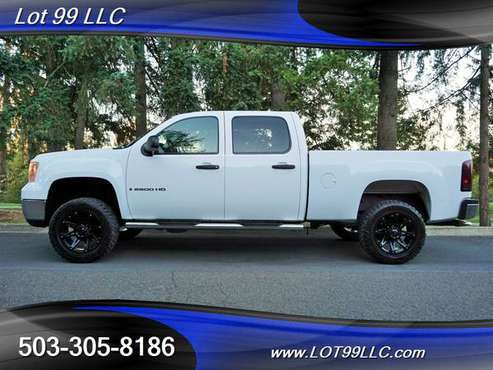 2008 GMC Sierra 2500 HD Crew Cab LIFTED 6.0l V8 Gas 6 Passenger Silver for sale in Milwaukie, OR