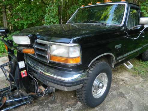 1996 FORD F-250 4X4 PLOW for sale in douglas, MA