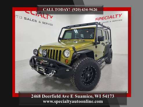 2008 Jeep Wrangler Unlimited X! 4WD! New 33" Tires! Winch! RARE... for sale in Suamico, WI