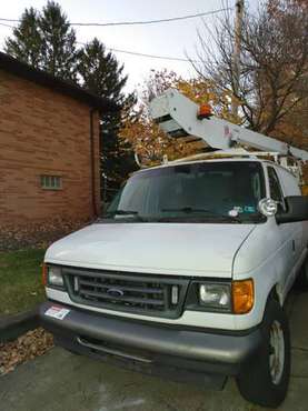 2007 Ford E350 Superduty Bucket Truck Van - cars & trucks - by owner... for sale in Independence, OH