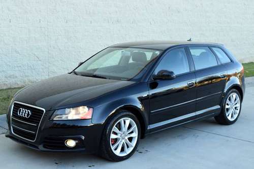 Black 2012 Audi A3 S Line - Black Leather - 6 Speed - 100k Miles -... for sale in Raleigh, NC