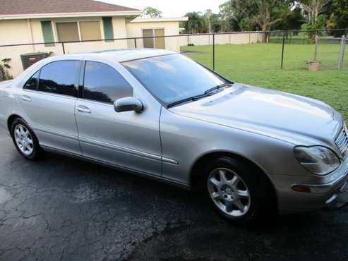1 OWNER LOW MILES 2001 MERCEDES BENZ S500 CLEAN CAR FAX! "NICE CAR" for sale in Lake Worth, FL