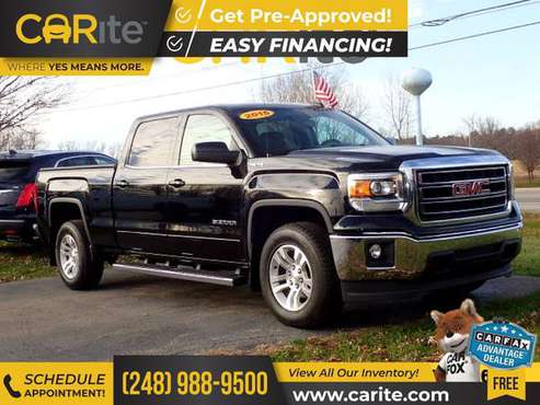 2015 GMC *Sierra* *1500* *4WD* *4 WD* *4-WD* FOR ONLY $456/mo! -... for sale in Howell, MI