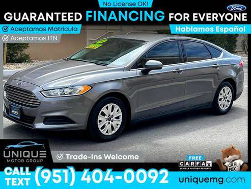 2014 Ford Fusion S PRICED TO SELL! - - by dealer for sale in Corona, CA