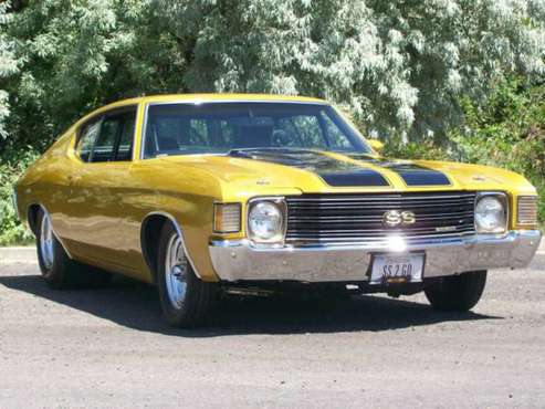 1972 Chevelle SS must sell/trade for motorhome - cars & trucks - by... for sale in Kalispell, MT