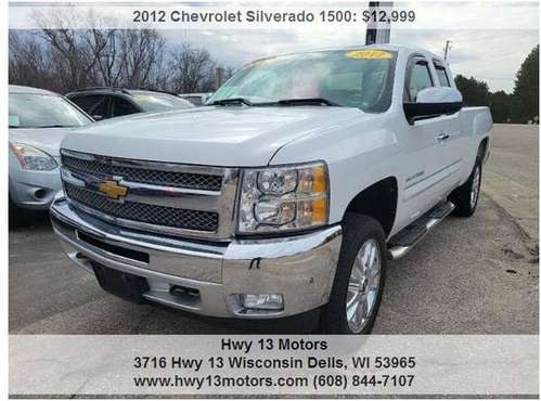 2012 Chevrolet Silverado 1500 LT 4x4 4dr Extended Cab 6 5 ft SB for sale in Wisconsin dells, WI