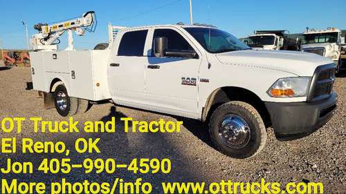 2017 Dodge Ram 3500 4wd Crew Cab 3200lb Crane 9ft Service Utility... for sale in colo springs, CO