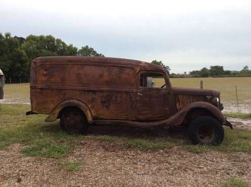 1937 Ford One Ton Panel Truck - cars & trucks - by owner - vehicle... for sale in Fort Myers, FL