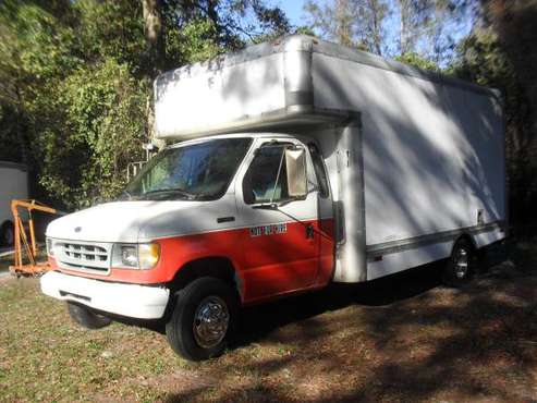 1998 Ford F-350 Box Moving Van - cars & trucks - by owner - vehicle... for sale in Crescent City, FL