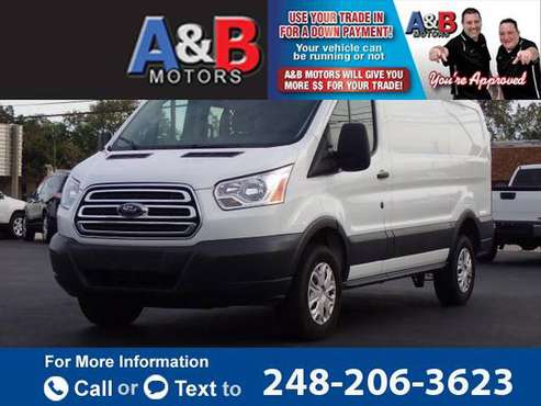 2018 Ford Transit 250 van White for sale in Waterford Township, MI