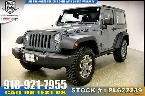2015 JEEP WRANGLER 4WD 2dr Rubicon SUV-EZ FINANCING -LOW DOWN! for sale in Tulsa, OK