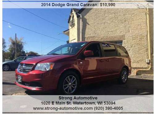 2014 Dodge Grand Caravan SE 30th Anniversary 4dr Mini Van - cars &... for sale in Watertown, WI