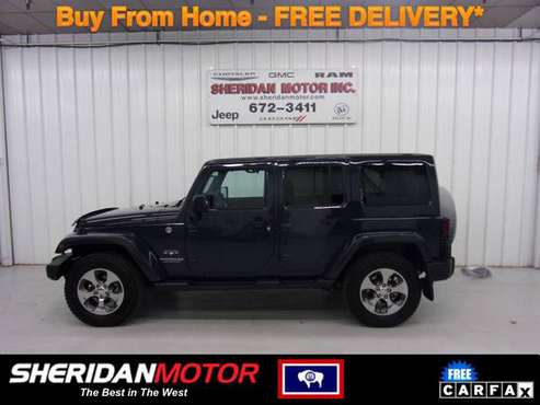2017 Jeep Wrangler Unlimited Sahara Rhino Clearcoat - SM76460C **WE... for sale in Sheridan, MT