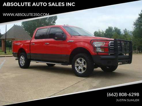 2017 FORD F150 XLT CREW 4X4 NAVIGATION STOCK #762 - ABSOLUTE - cars... for sale in Corinth, TN