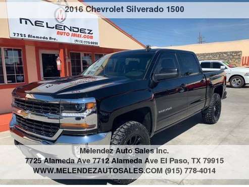 2016 Chevrolet Silverado 1500 4WD Crew Cab 143.5 LT w/2LT for sale in El Paso, TX
