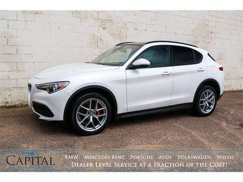 Beautiful 18 Alfa Stelvio Ti AWD Crossover! Gorgeous Color for sale in Eau Claire, WI