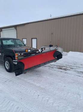 89 3/4ton Chevy with snowplow - cars & trucks - by owner - vehicle... for sale in Rembrandt, IA
