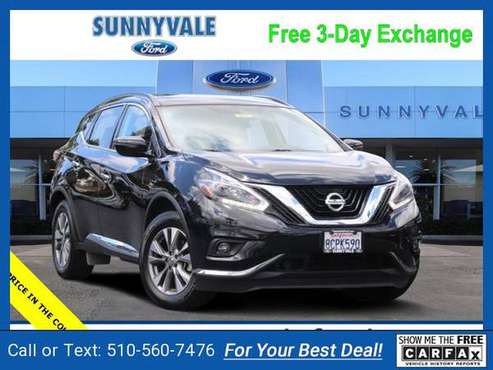 2018 Nissan Murano SV Monthly payment of for sale in Sunnyvale, CA