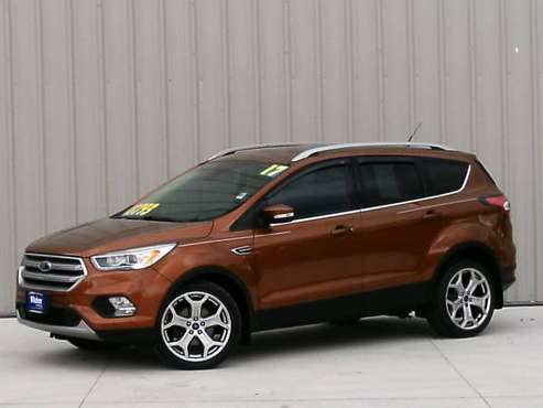 2017 Ford Escape Titanium-Moonroof! Heated Seats! Nav! Remote Start!... for sale in Silvis, IA