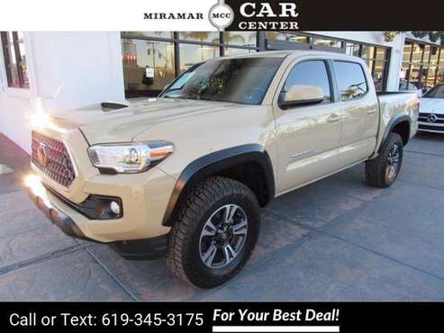 2018 Toyota Tacoma TRD Sport pickup Beige - - by for sale in San Diego, CA