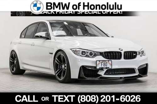 ___M3___2017_BMW_M3_Base_EXE PKG_NAV_USB_19 IN WHEELS_ - cars &... for sale in Honolulu, HI