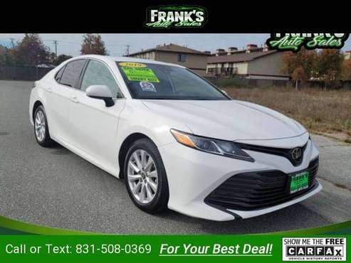 2019 Toyota Camry LE sedan Super White - cars & trucks - by dealer -... for sale in Salinas, CA