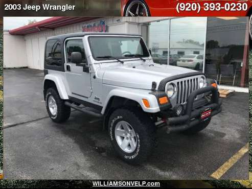 2003 Jeep Wrangler X for sale in Green Bay, WI