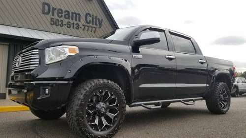 2016 Toyota Tundra CrewMax 4x4 Platinum Pickup 4D 5 1/2 ft Truck Dream for sale in Portland, OR