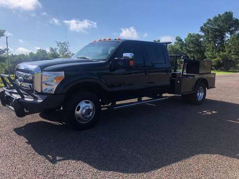 2013 FORD F-350 CREW CAB DIESEL 4WD LARIAT W/WELDING BED *VERY CLEAN* for sale in Stratford, TX