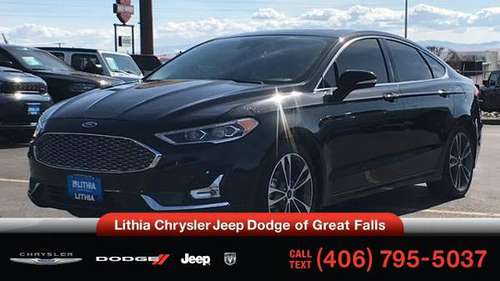 2019 Ford Fusion Titanium AWD - - by dealer - vehicle for sale in Great Falls, MT