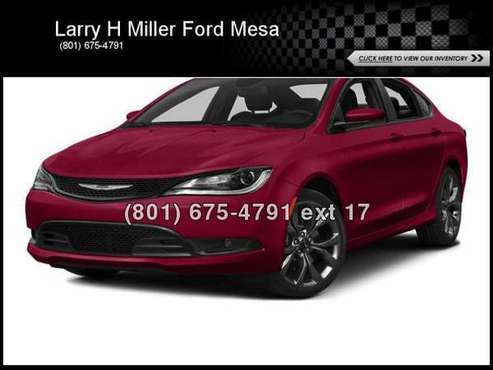 2015 Chrysler 200 Limited - - by dealer - vehicle for sale in Mesa, AZ