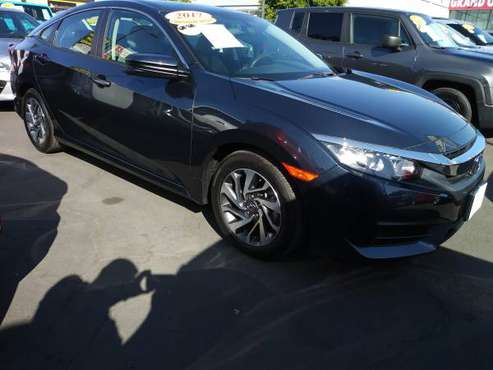 2017 HONDA CIVIC 4DRS $1,500 DOWN APPROVED BAD CREDIT👍 - cars &... for sale in Orange, CA
