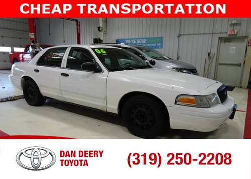 2006 Ford Crown Victoria Police Interceptor Vibrant White Clearcoat... for sale in Cedar Falls, IA
