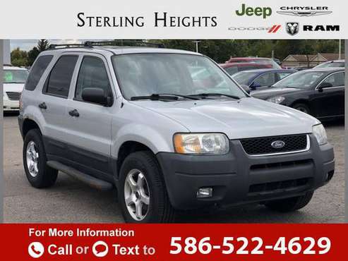 2004 Ford Escape 4dr 103" WB XLT 4WD suv Satin Silver Metallic for sale in Sterling Heights, MI