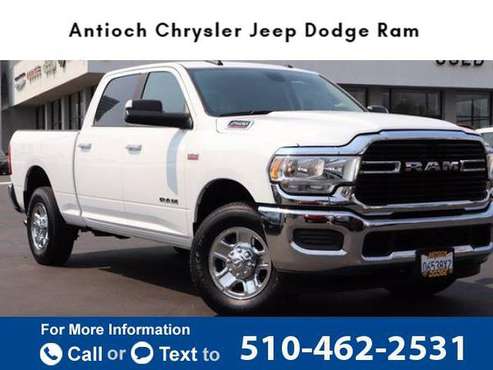2019 Ram 2500 Big Horn pickup Bright White Clearcoat - cars & trucks... for sale in Antioch, CA
