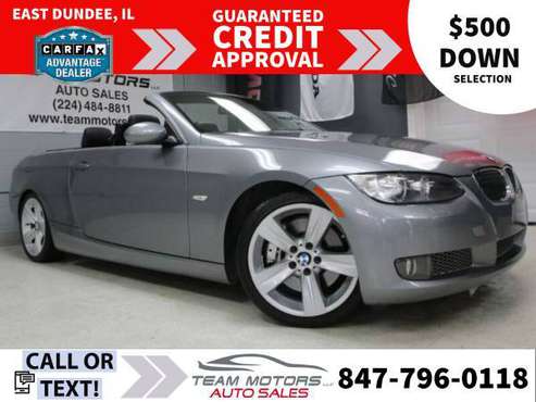 2009 BMW 3 Series Convertible *Guaranteed Approval* - cars & trucks... for sale in East Dundee, WI