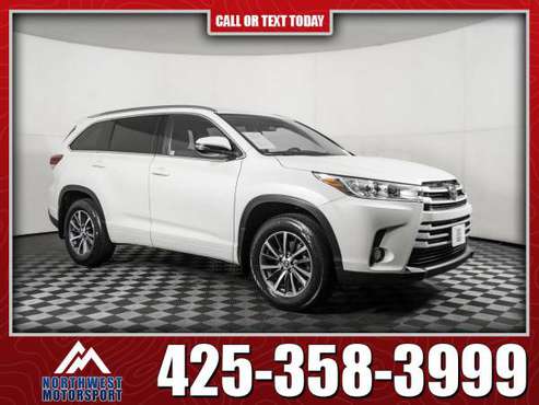 2018 Toyota Highlander XLE AWD - - by dealer for sale in Everett, WA