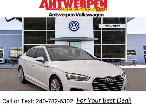 2018 Audi A5 Sportback Premium Plus hatchback Ibis White - cars &... for sale in Pasadena, District Of Columbia